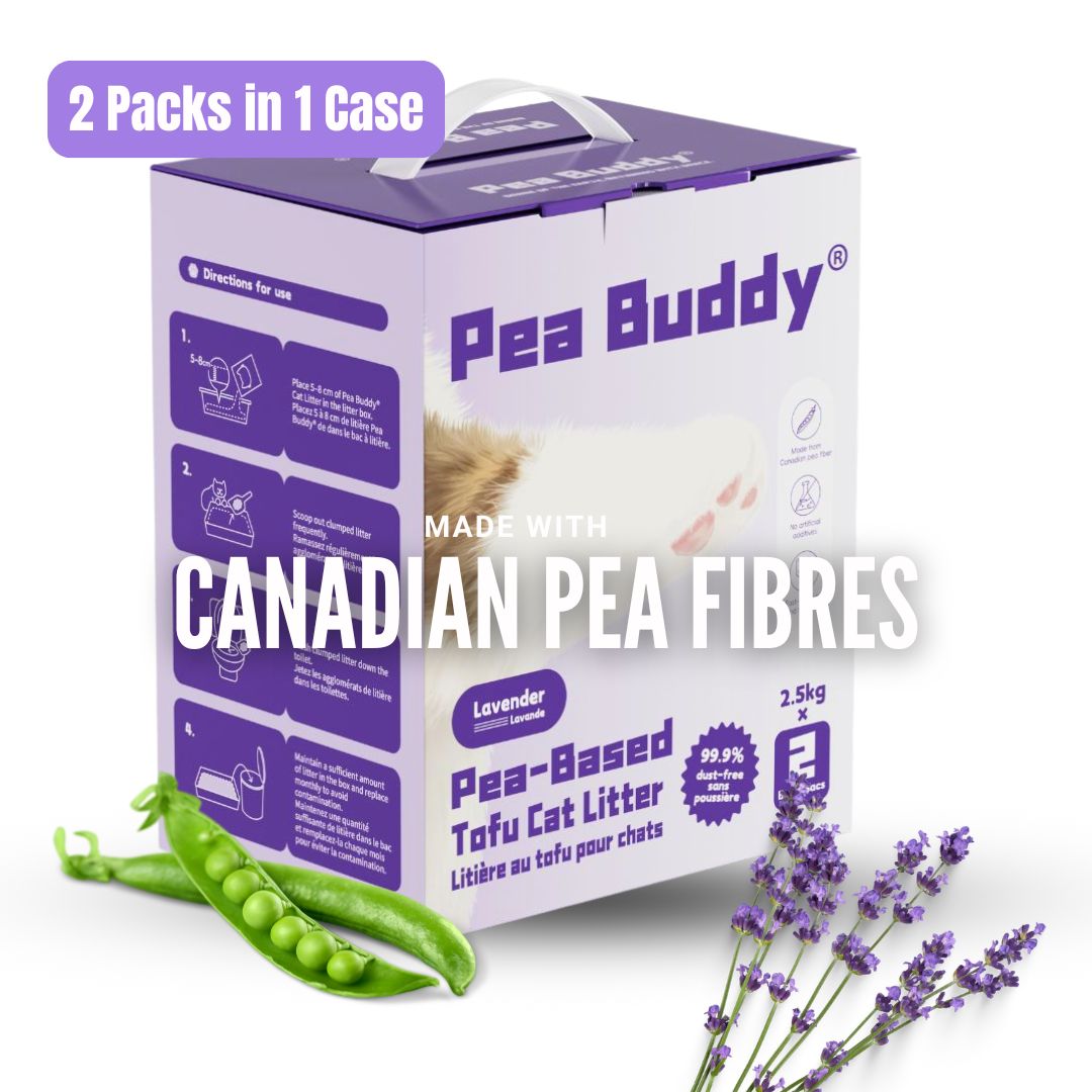 Pea Buddy® Pea-Based Tofu Cat Litter (Lavender)