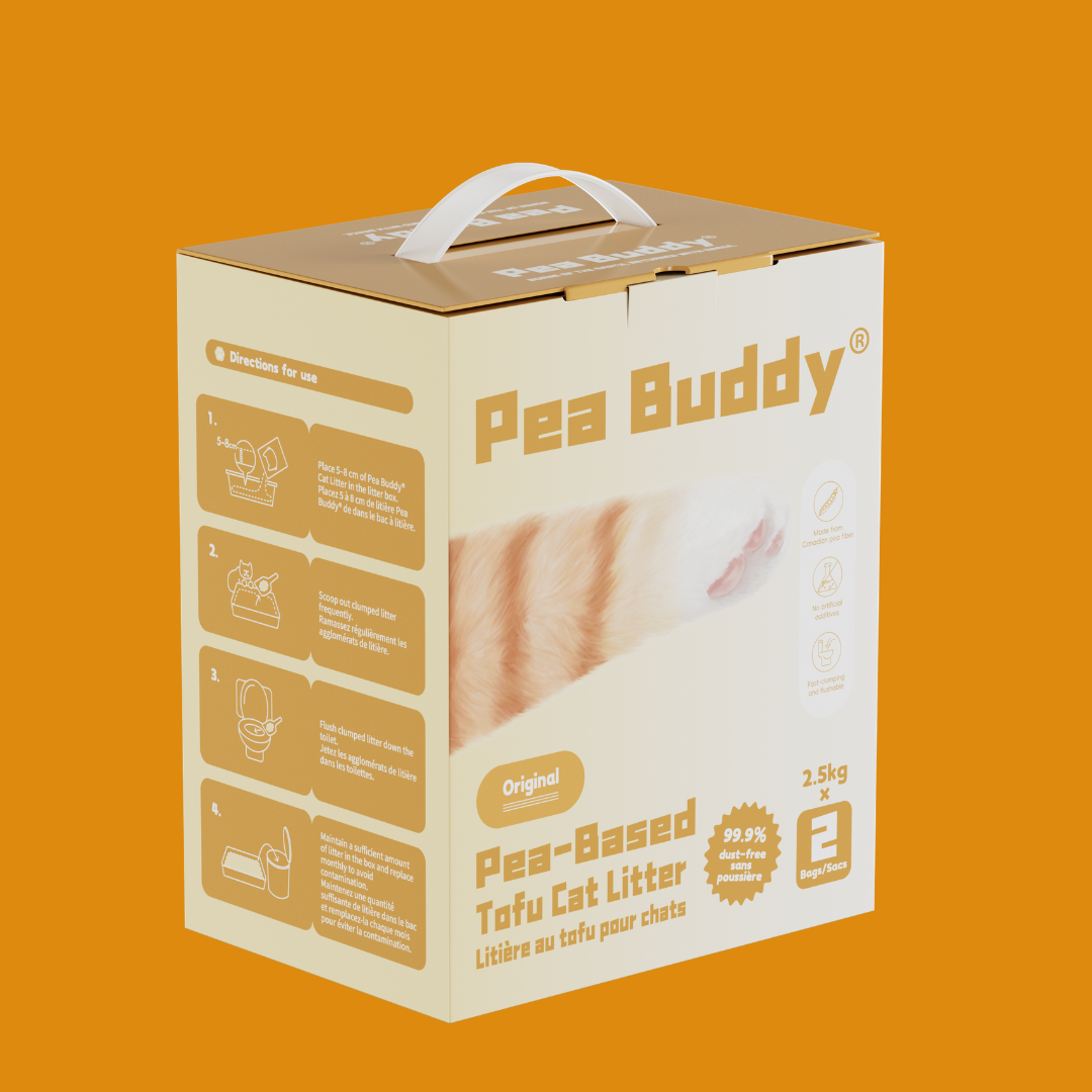 Pea Buddy® Pea-Based Tofu Cat Litter (Original)