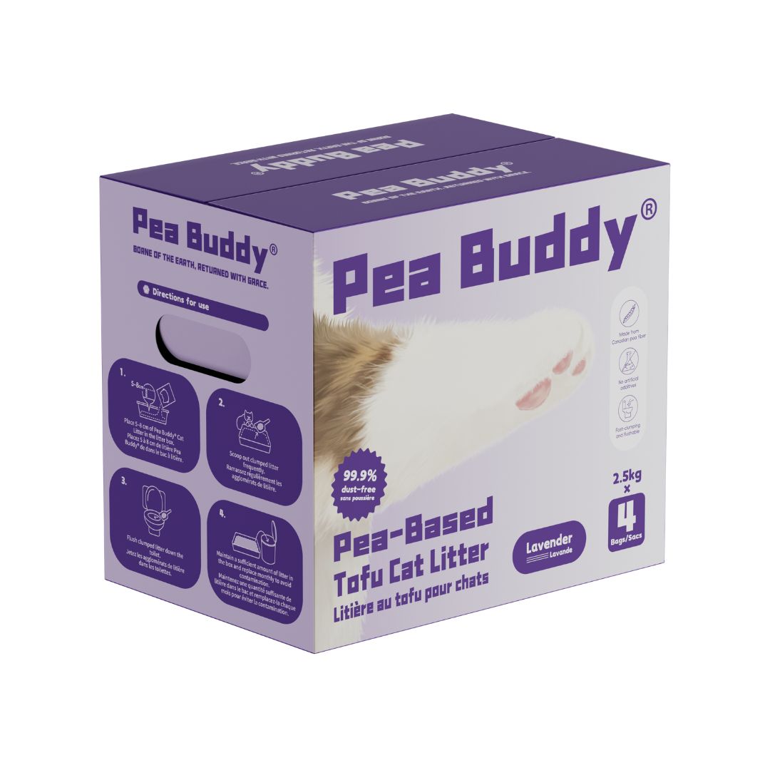 Pea Buddy® Pea-Based Tofu Cat Litter (Lavender)