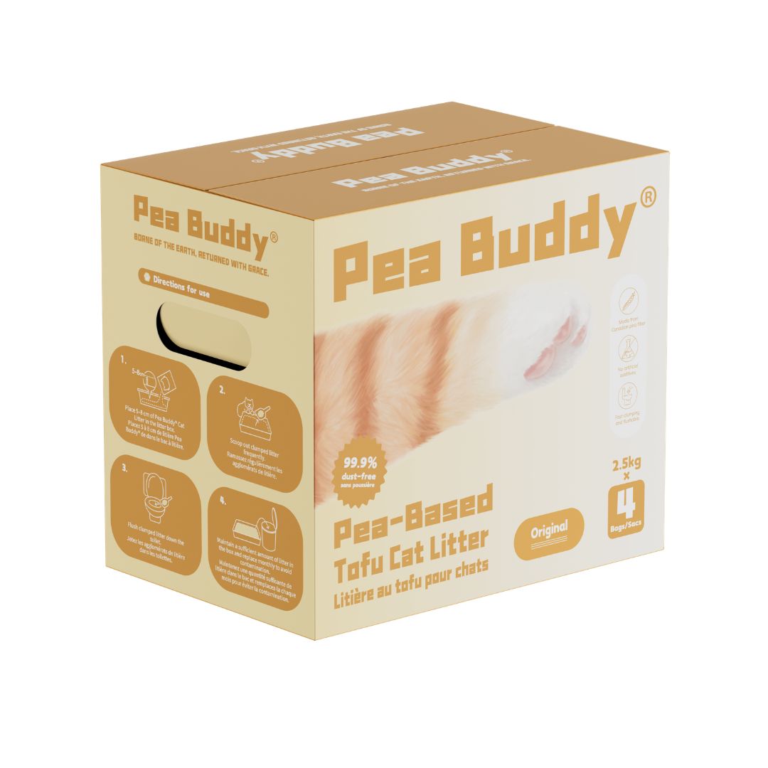 Pea Buddy® Pea-Based Tofu Cat Litter (Original)